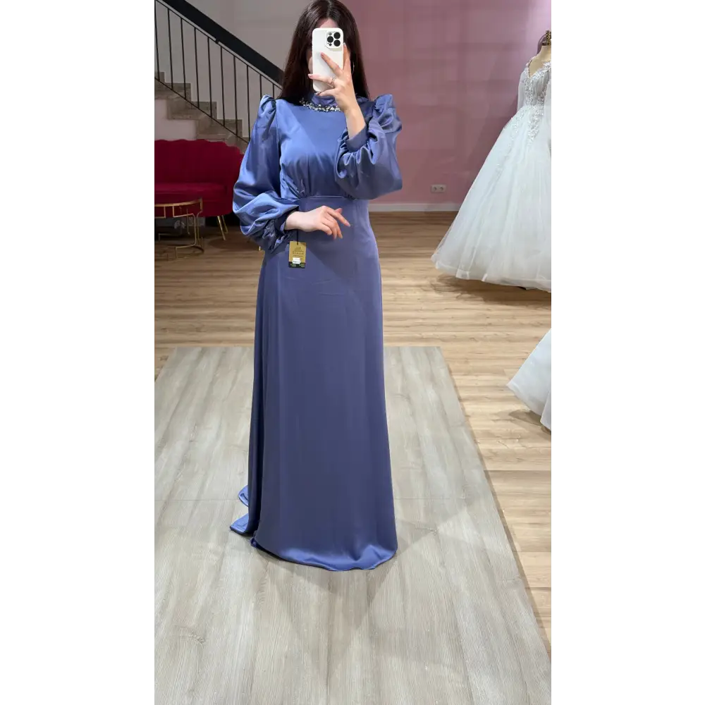 Abendklei-Azura-lila - Abendkleid