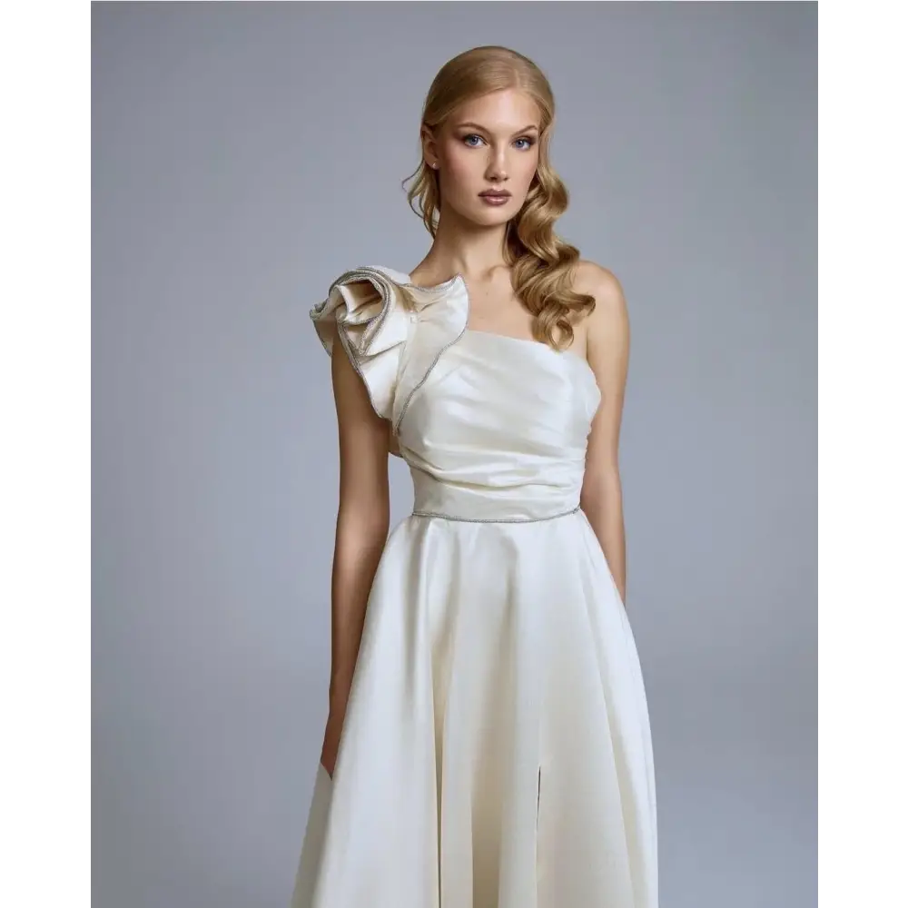 Abendkleid-Anisa-Creme - Abendkleid