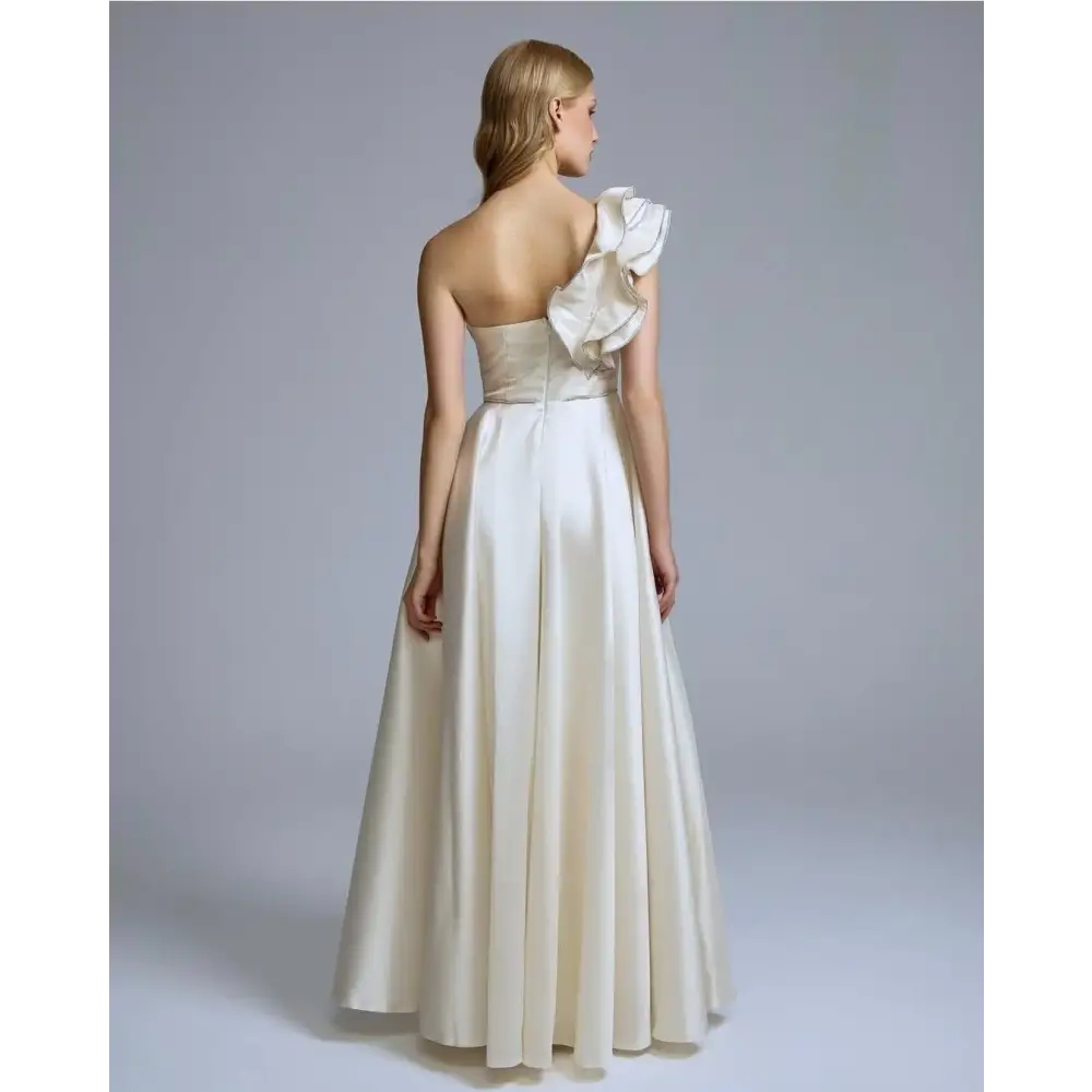 Abendkleid-Anisa-Creme - Abendkleid