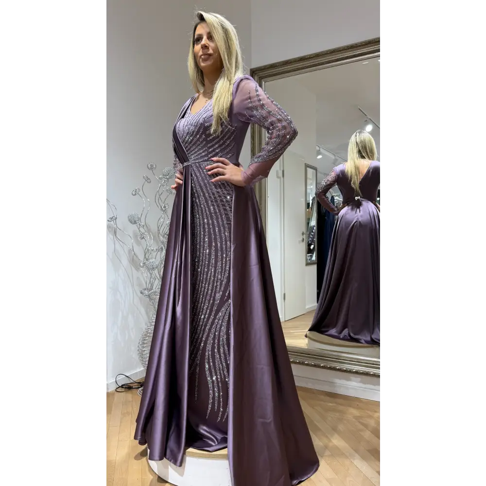 Abendkleid-Arzu-flieder