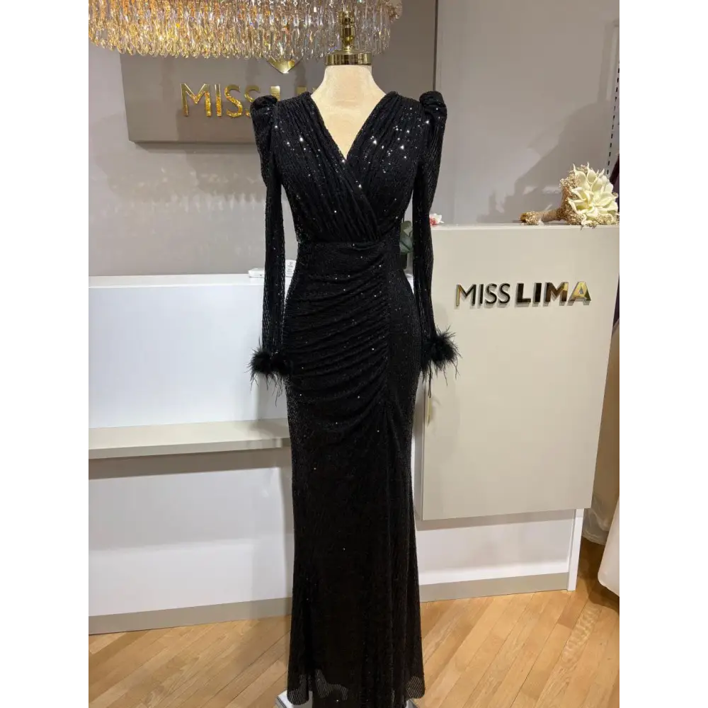 Abendkleid-Eda-schwarz ￼ - Abendkleid