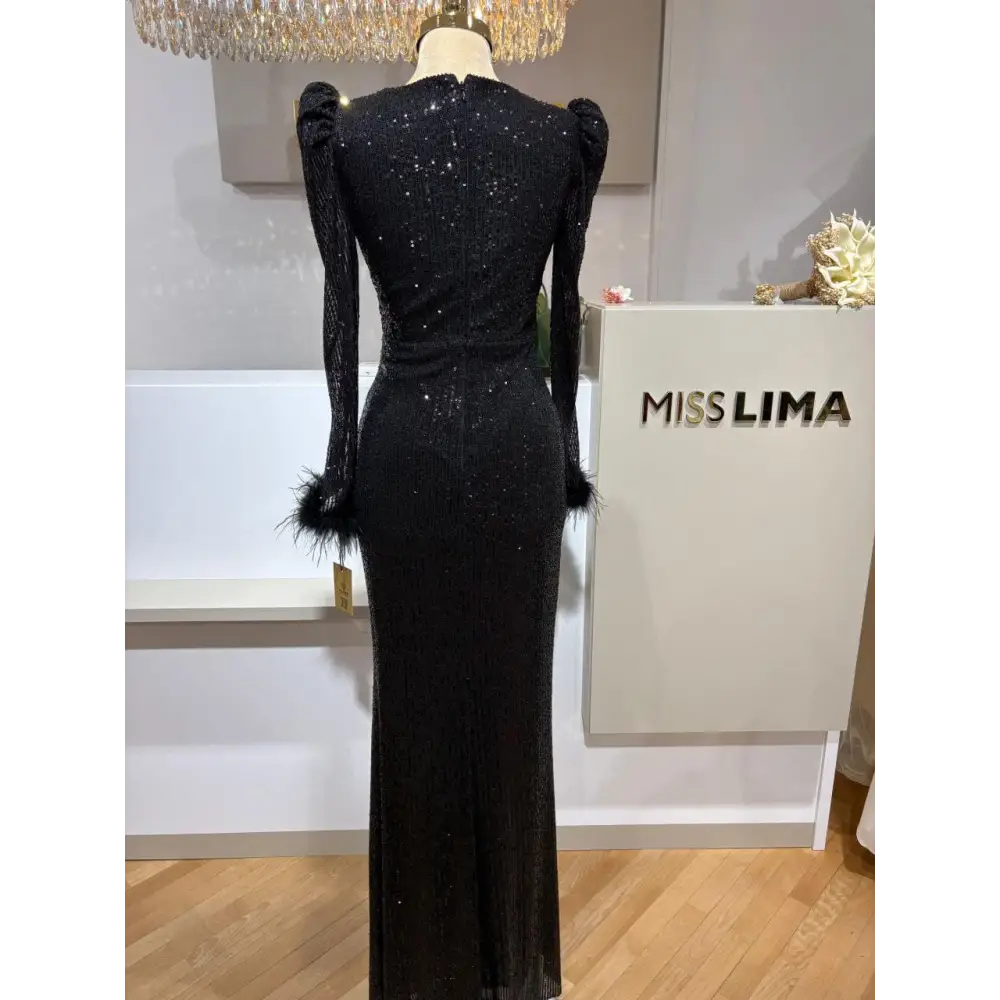 Abendkleid-Eda-schwarz ￼ - Abendkleid