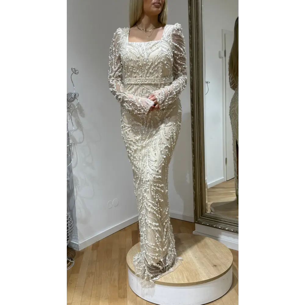 Abendkleid-Elizan-creme