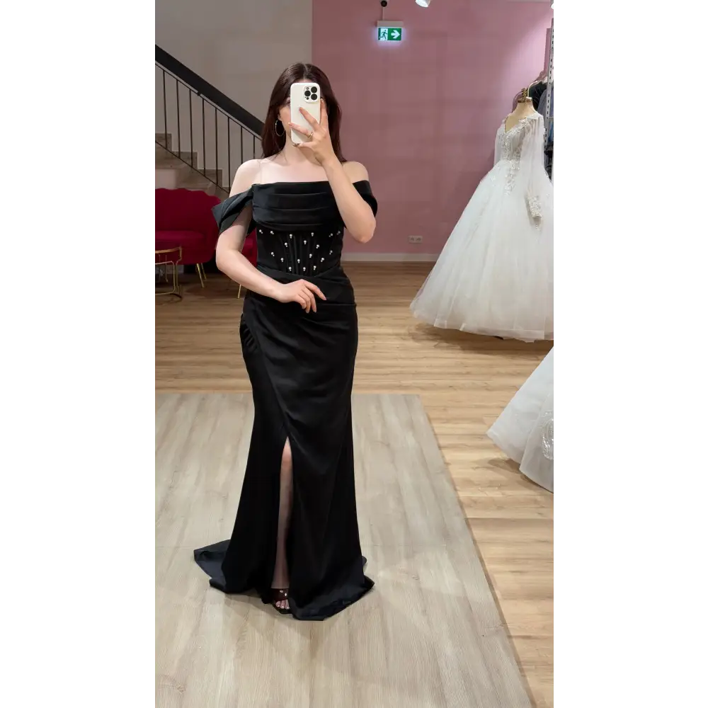 Abendkleid-Melinda-schwarz - Abendkleid