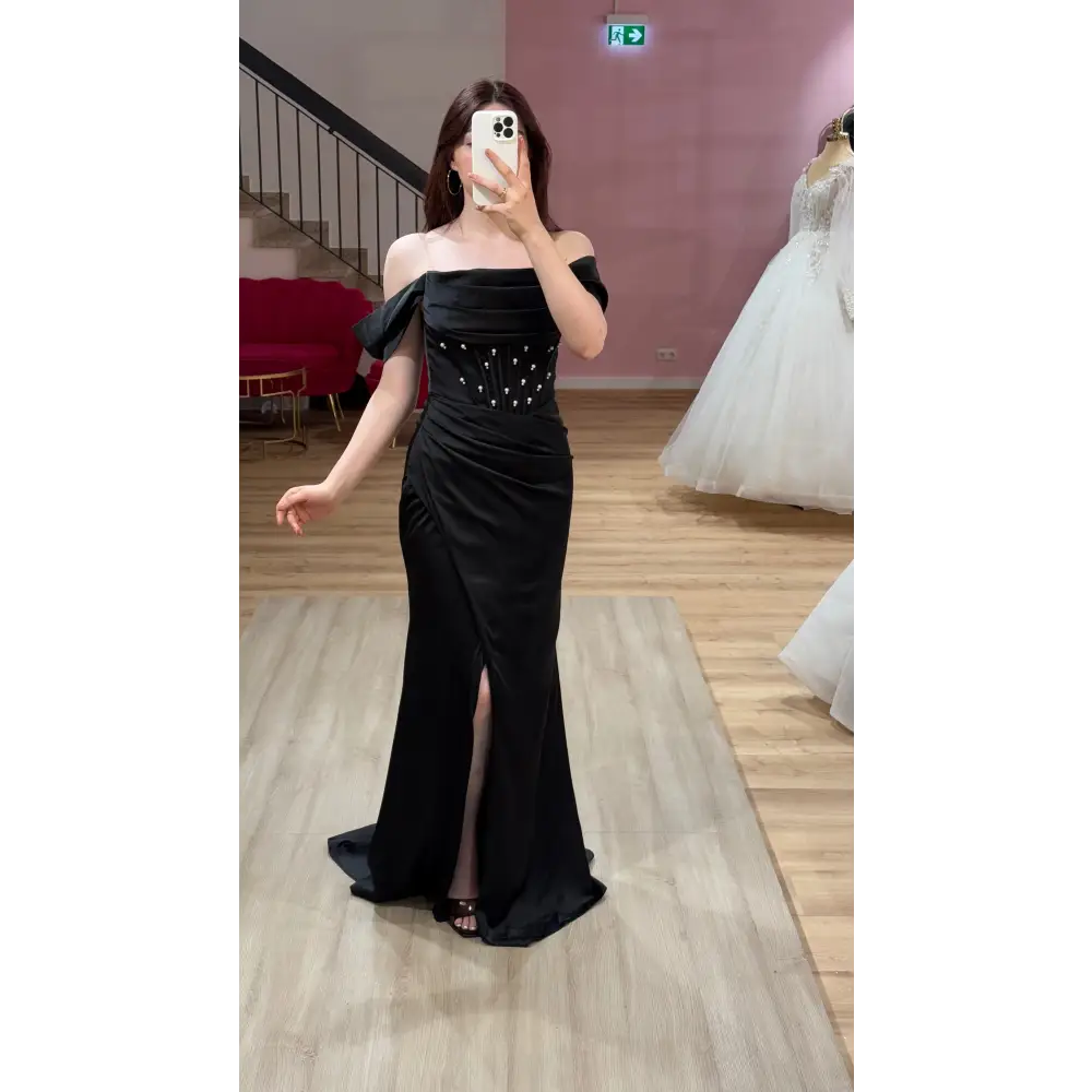 Abendkleid-Melinda-schwarz - Abendkleid