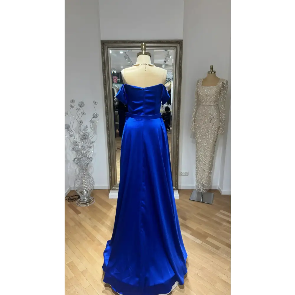 Abendkleid-Nayer-royalblau - Miss LIMA Braut & Abendmode