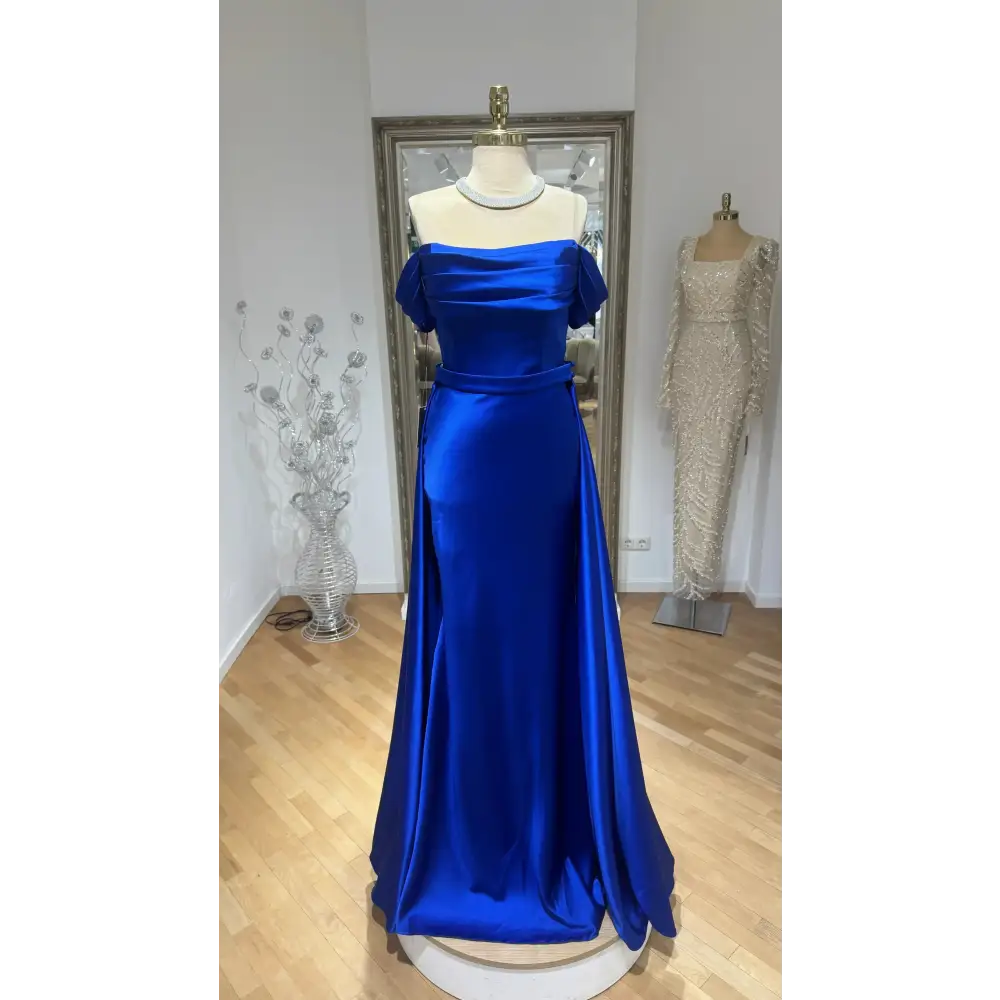Abendkleid-Nayer-royalblau - Miss LIMA Braut & Abendmode