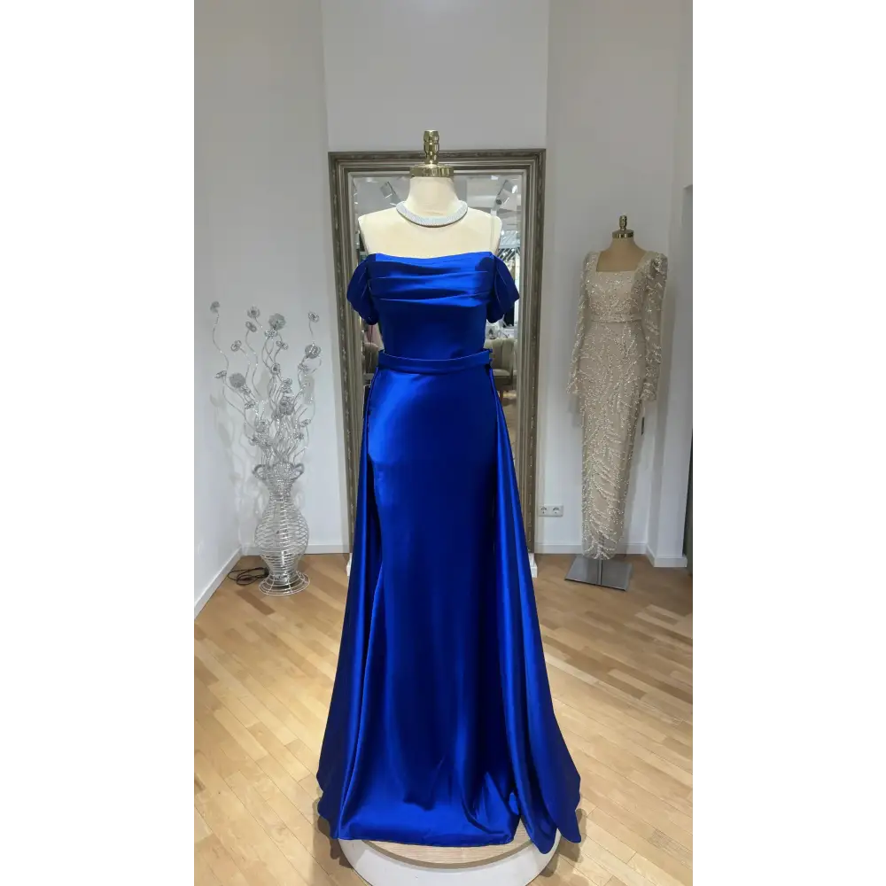 Abendkleid-Nayer-royalblau - Miss LIMA Braut & Abendmode