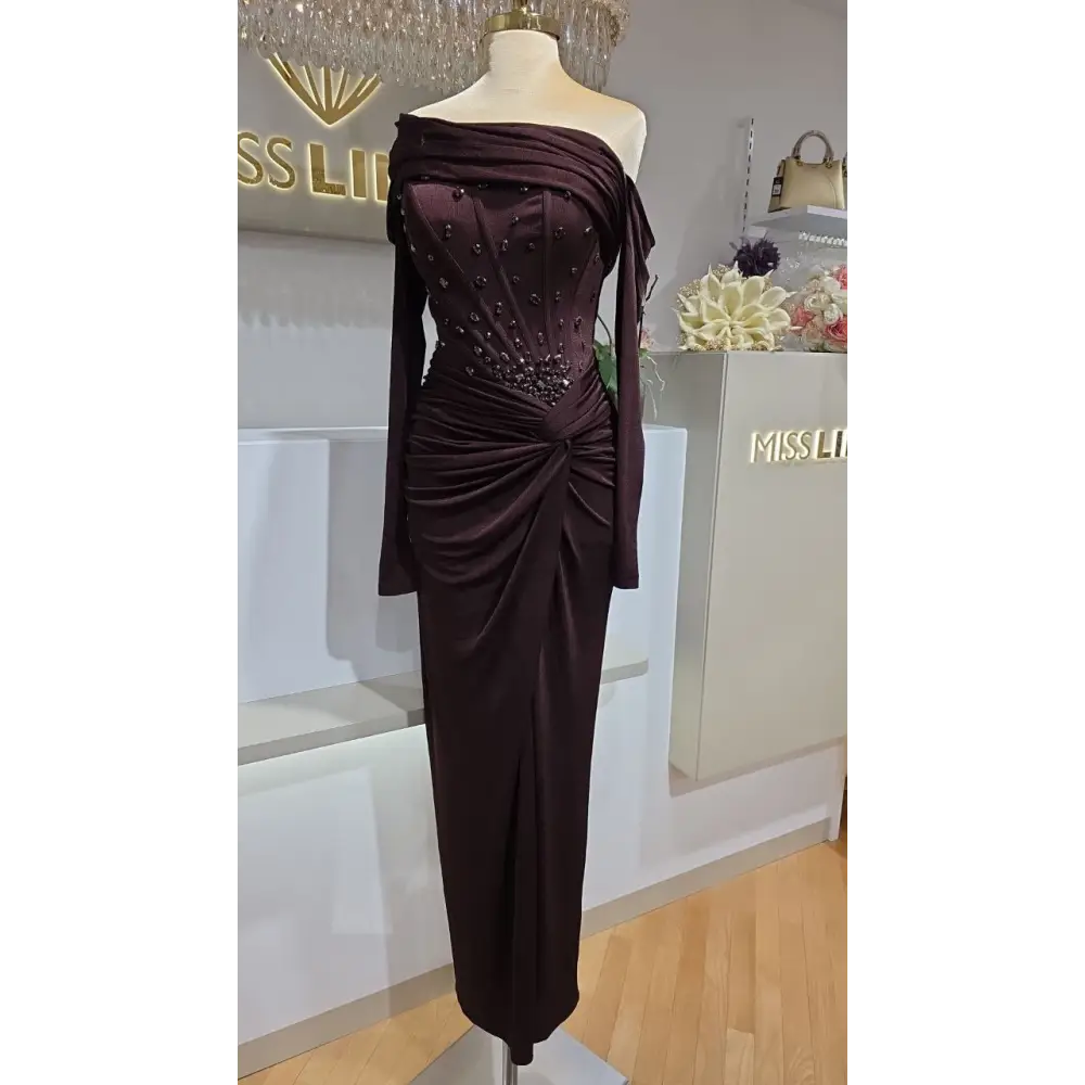 Abendkleid-Samara-braun