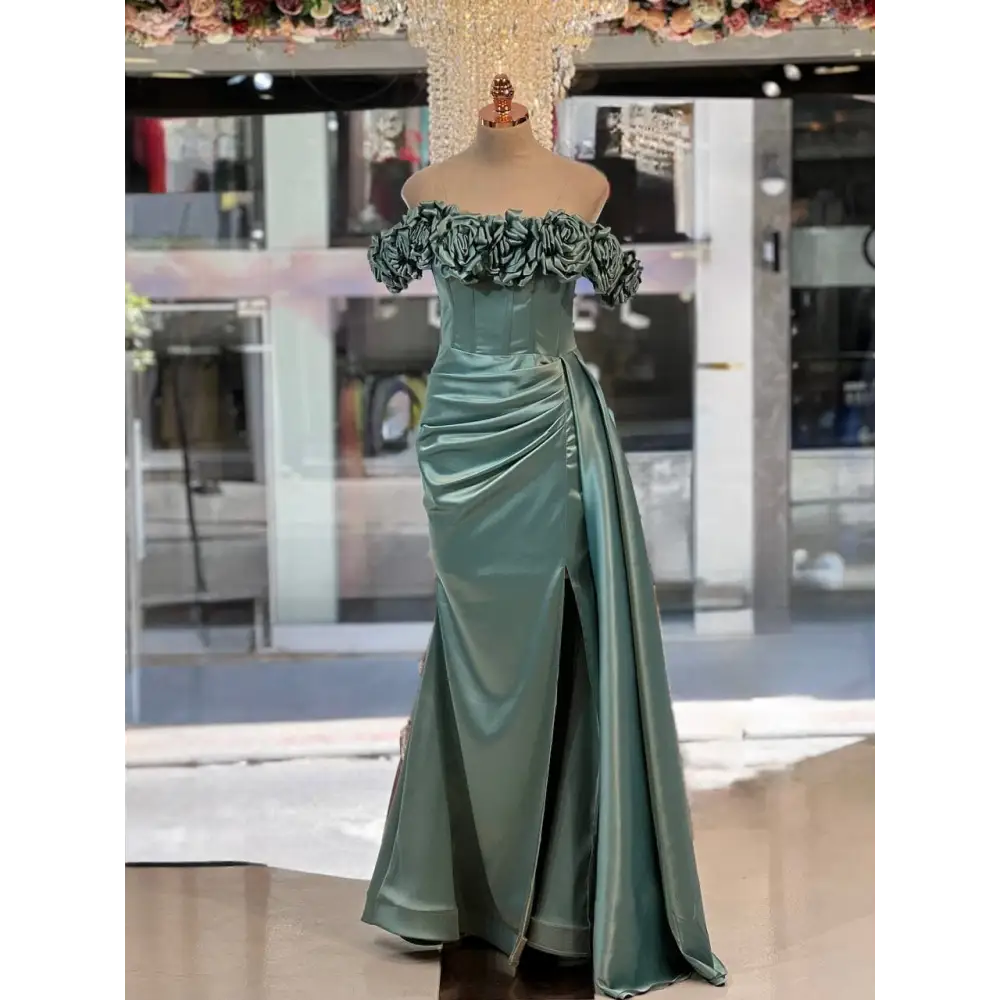 Abendkleid-Selin-mintgruen - Bekleidung