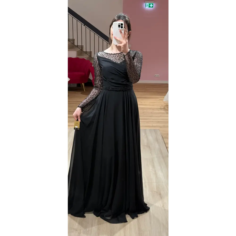 Abendkleid-Soraya-Schwarz - Abendkleid