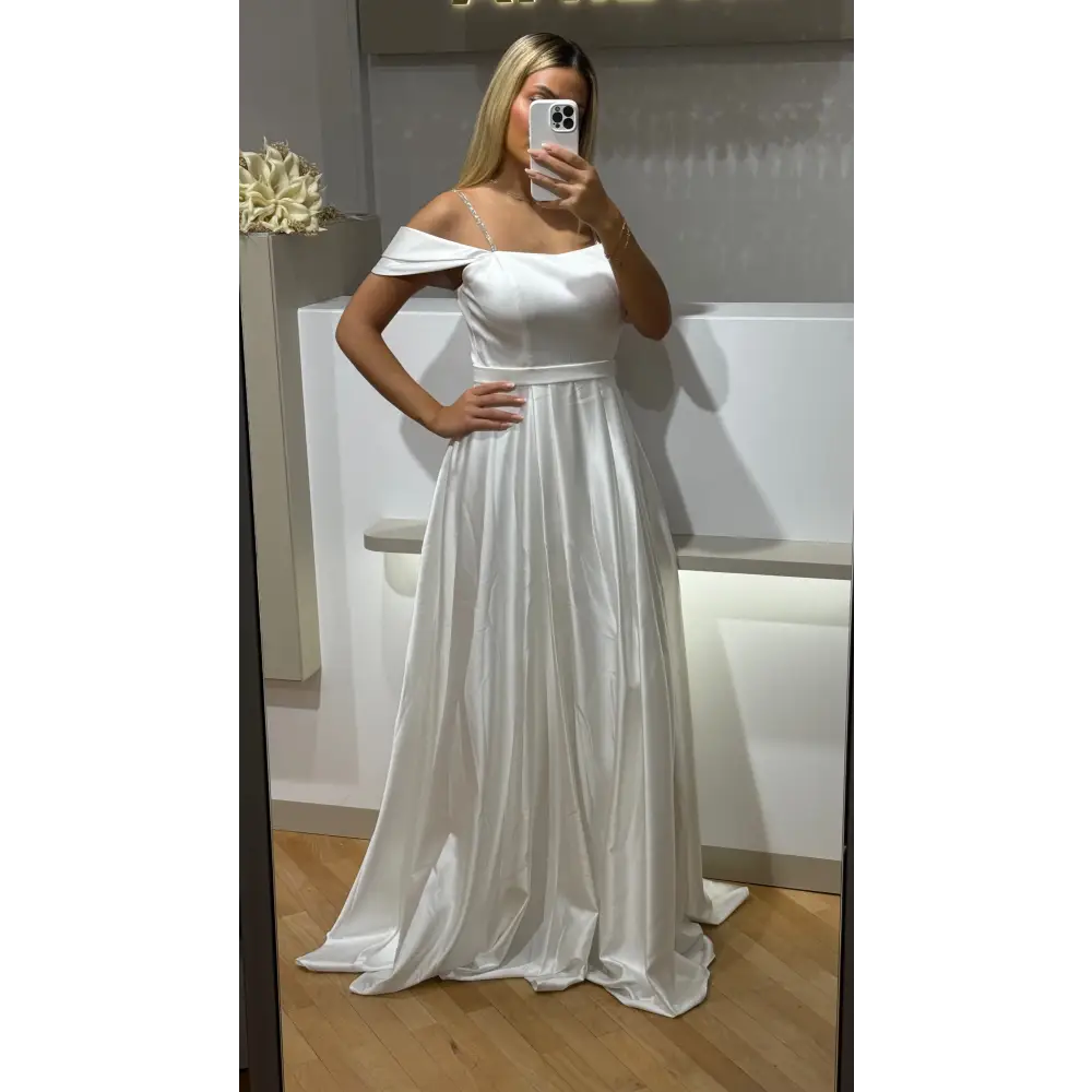 Dress-Zoya-weiß-1 - Abendkleid