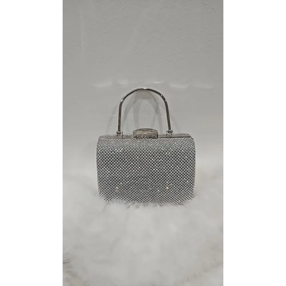 Handtasche-Aria-silber - Tasche