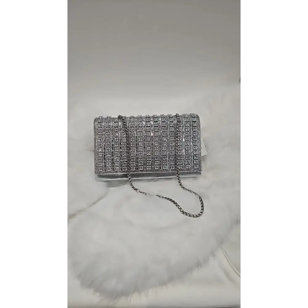 Handtasche-Cyra-silber - Tasche