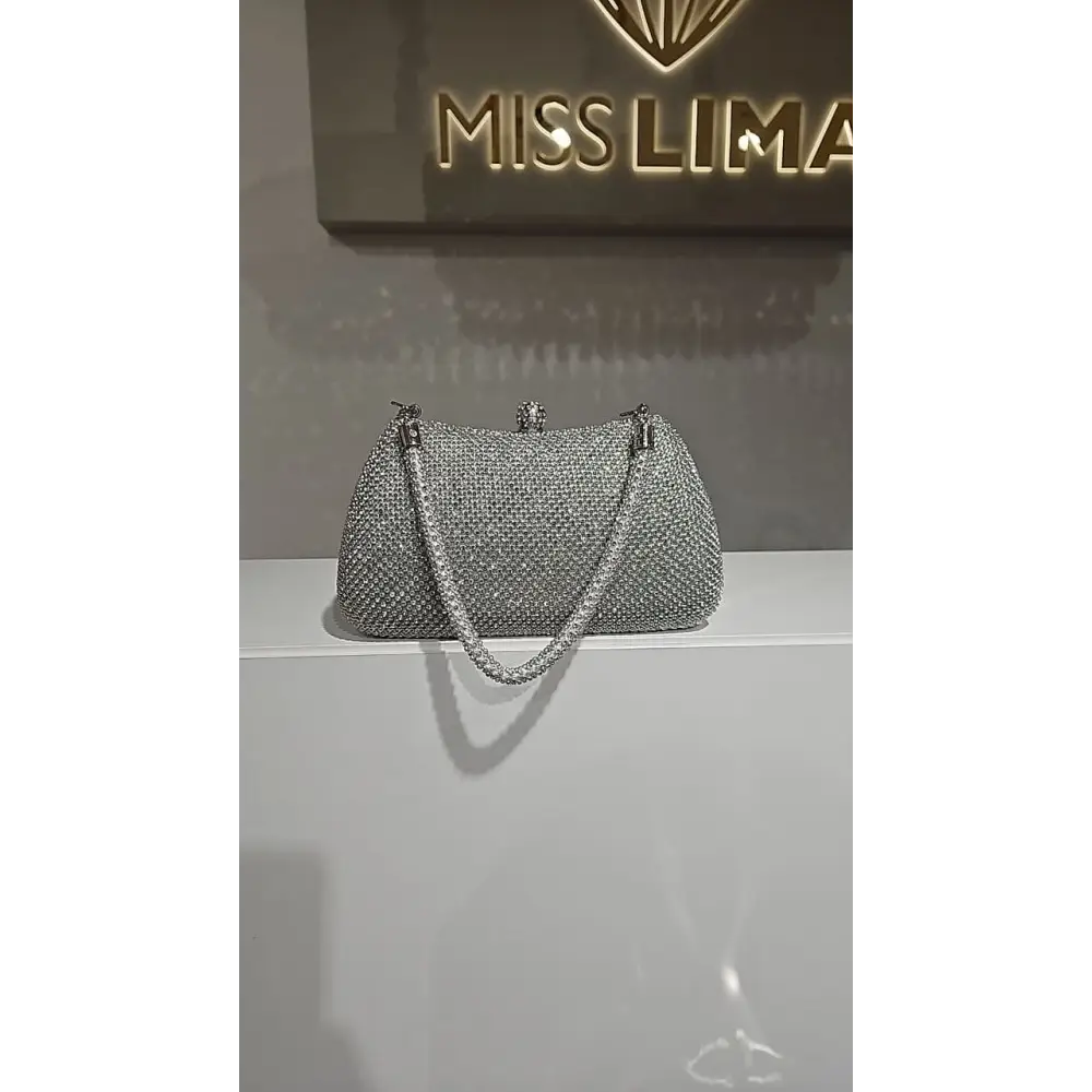 Handtasche-Fiora-silber