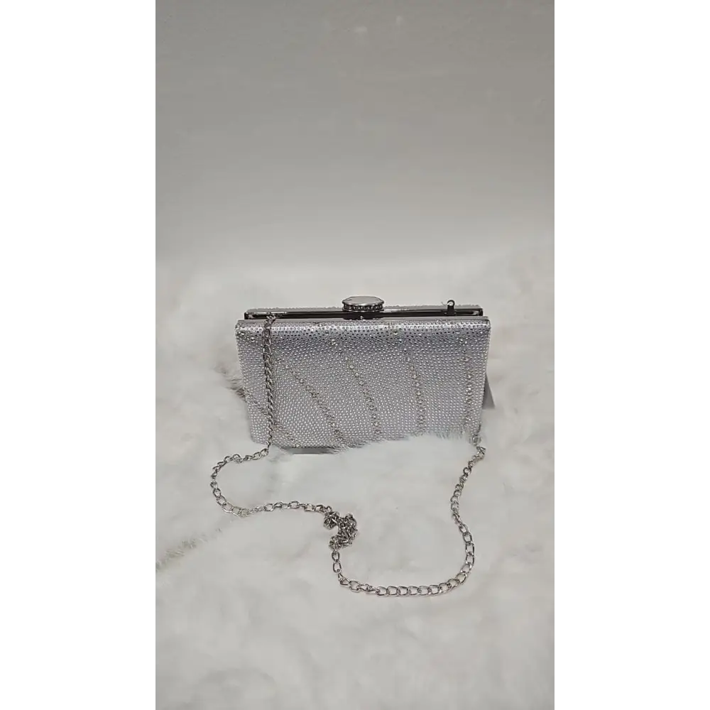 Handtasche-Mina-silber - Tasche