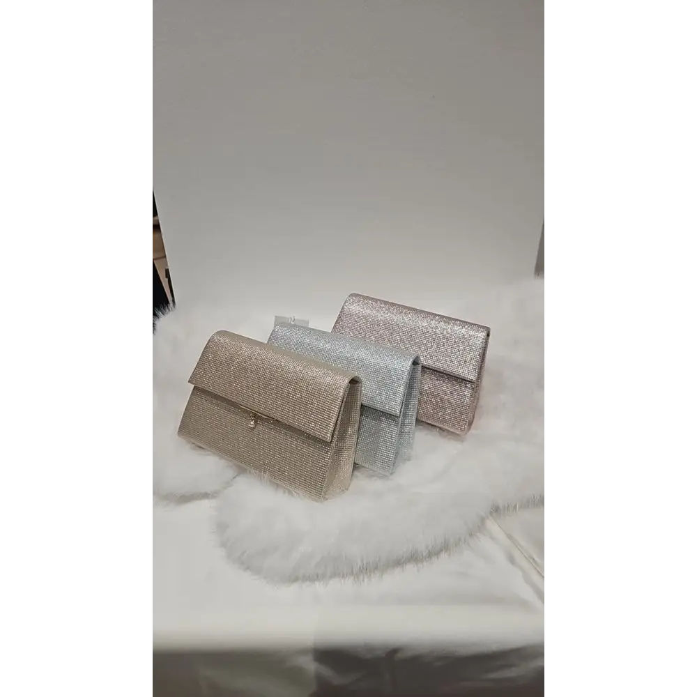 Handtasche-Solara-silber - Tasche