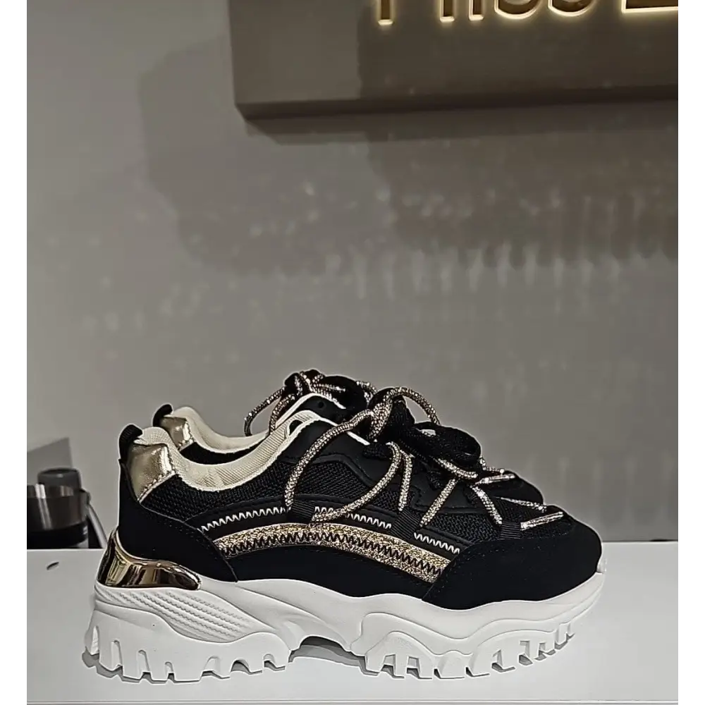 Hochzeit-Braut-Sneaker-Nuvia-schwarz - Schuhe