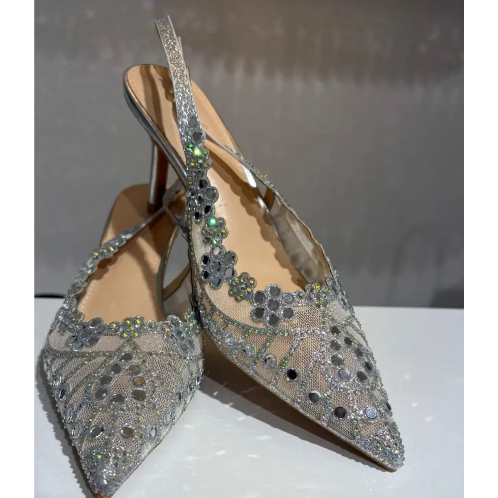 Pumps-Lyra-silber - Schuhe