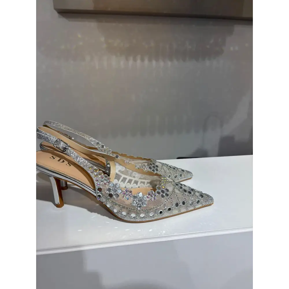 Pumps-Lyra-silber - Schuhe